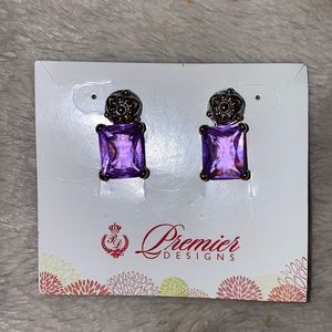 Purple Earrings Women’s
